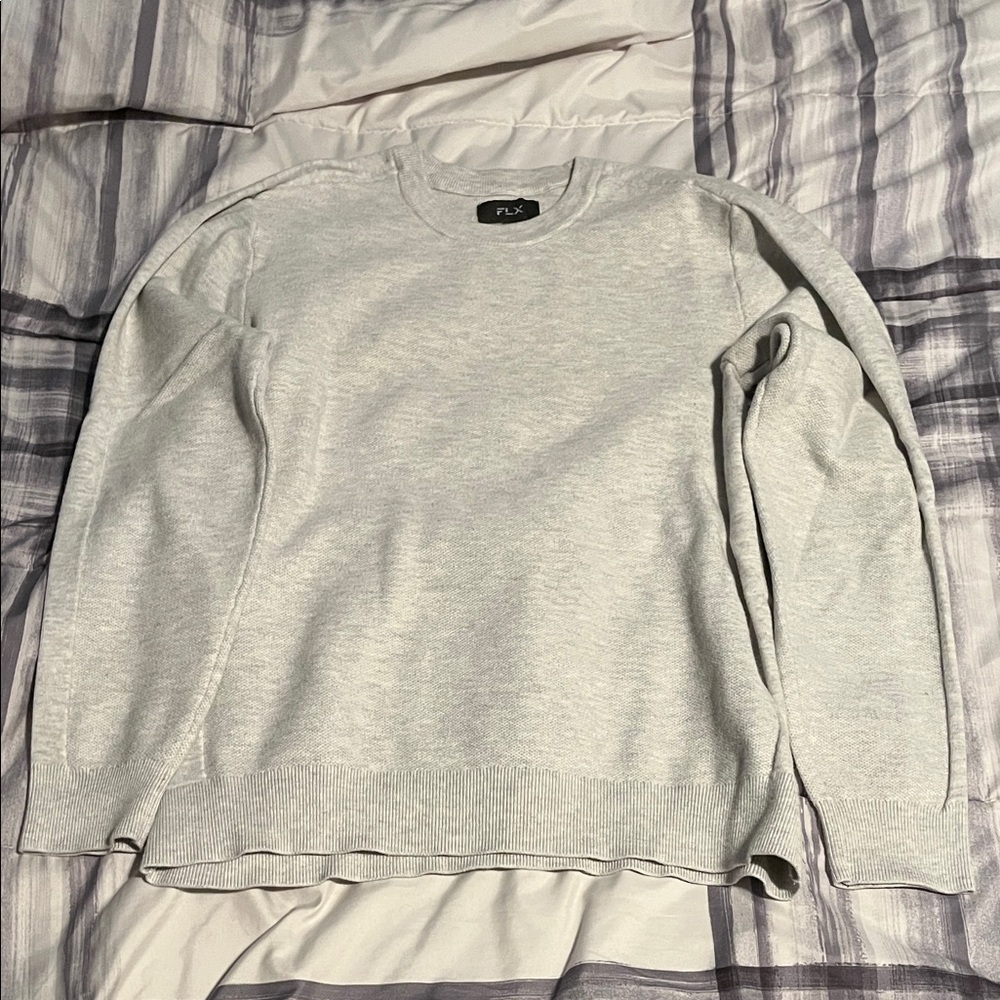 Men's Light Gray Crewneck Sweater